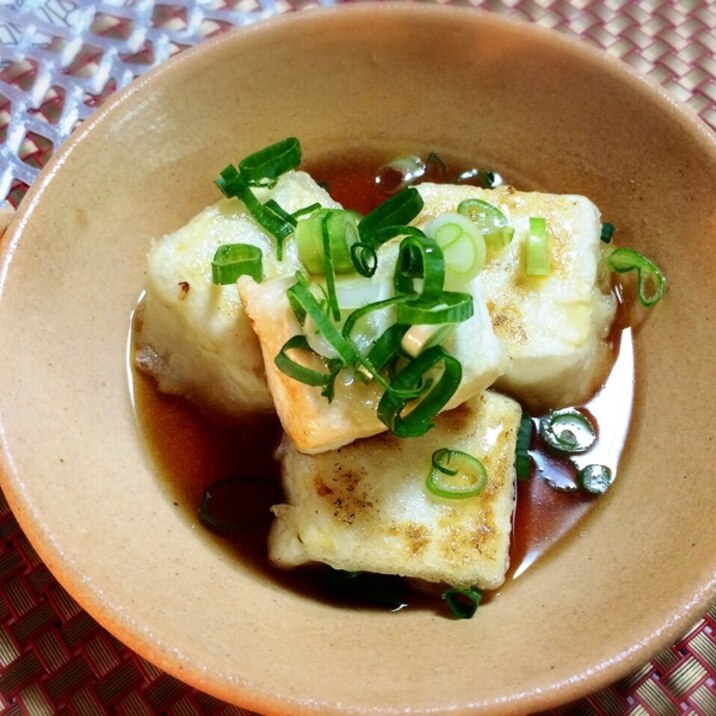 もうひと品欲しい時にフライパンで揚げだし豆腐